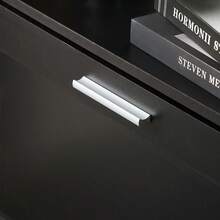 SoBuy Narrow Shoe Cabinet With 2 Flaps, Space-Saving Shoe Rack With Height-Adjustable Compartments – For Hallways, Small Apartments, 20 Kg Load, 60 X 79 X 23 Cm, FSR137 - Black - View 6