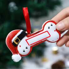 Personalisierte Weihnachtsornamente, Hundenacken-Weihnachtsornament, für Weihnachtsbaum oder Auto-Dekoration, Weihnachtsgeschenk für Freunde und Familie, Halloween, Halloween Dekoration