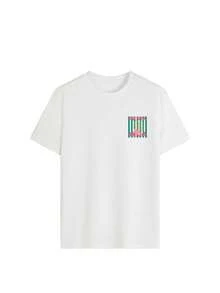 3pcs/Set Summer New Minimalist Chili Pepper Design Print Casual Round Neck Short Sleeve T-Shirt, Fashionable & Versatile Women Tops - White, Pink and Apricot - View 6