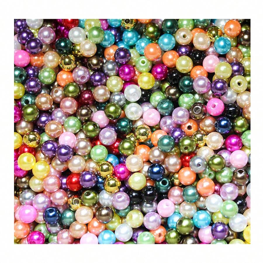 10mm ABS Pearl With Through Hole 125 Units - Crafts - Colorido - 查看 1