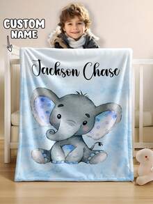 1pc Customized Personalized Blanket, Text Blanket, DIY Blanket, Patterned Blanket, Memorial Blanket. Tapestry, Photo Portrait Blanket Design, Suitable For Girls, Boys, Adults, Valentine's Day, Lightweight, Baby Blanket, Personalized Blanket, Personalized Photo Blanket, Personalized Throw Blanket, Personalized Baby Blanket, Newborn Blanket - Multicolor - View 10