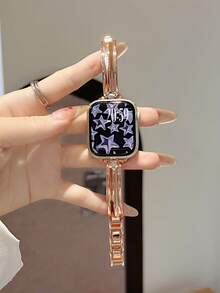 Correa de pulsera con diseño de estrella, compatible con Apple Watch Super Sport Bands (49mm, 46mm, 45mm, 44mm, 42mm, 41mm, 40mm, 38mm), correa de repuesto para Apple Watch Series 11/10/9/8/7/6/5/4/3/2/1