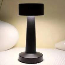 1pc Wireless LED Desk Lamp, Rechargeable Bedside Light, Touch Control Outdoor Light, 3-Color Dimmable Battery Powered Lamp, Suitable For Dining Room, Patio/Bedroom/Outdoor - Dumbbell Light - View 10