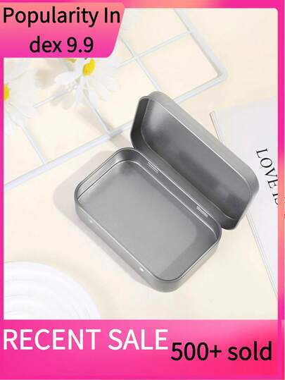 1 pieza, Estuche de almacenamiento de cono pre-enrollado de tamaño king de metal, Caja de almacenamiento protectora, Contiene 5 conos pre-enrollados, Contenedor de almacenamiento portátil premium para el hogar, al aire viajes, Artículo del hogar, Regalo de Navidad, Regalo de Halloween