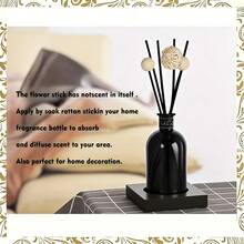 13-Piece Aromatherapy Diffuser Set - Includes 10 Aromatherapy Sticks, 1 Rattan Ball, 1 Artificial Flower, And 1 Aromatherapy Bead - The Diffuser Accessory Is Unscented - Multicolor - View 7