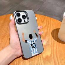 MESSi Football Phone Case For IPhone 12 11 13 14 15 16 Max Pro Plus Mini Silver LMDaser Color Cover2025.1.Halloween Accessories. - z1 - 查看 8