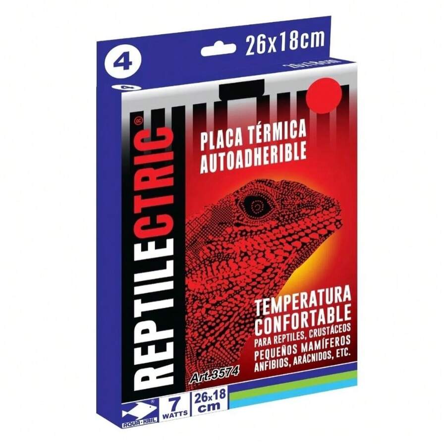 Placa Térmica Para Terrario Reptiles 26x18cm 7w 3574 - Tipo de Enchufe A USA (110-127V) - Ver 1