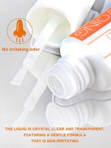 TWOING 10毫升强力胶水卸除剂，假指甲胶水卸除剂，快速溶解胶水，轻松卸除亚克力指甲、按压式指甲和水钻美甲DIY设计卸除工具