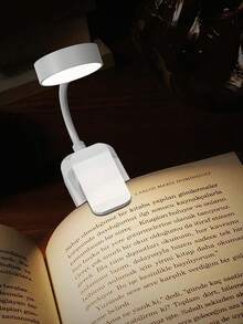 1 szt. Regulowana lampka nocna przy łóżku, trzy tryby oświetlenia, miniaturowa lampka do czytania, odpowiednia do czytania i nauki w nocy, lampka do czytania w sypialni, mini lampka do czytania, lampka do czytania z ładowaniem USB, oświetlenie nocne, lampka do nauki, przenośna lampka, nowoczesna lampka nocna, konstrukcja, światło, regulowana jasność, dekoracja sypialni
