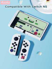 1pc Game Element Case Compatible With Switch Dock Cover,Game Card Storage Case,Holds 5 Game Cards, Protects The Base From Scratches And Dust,For Switch OLED/Switch NS - Multicolor - View 13