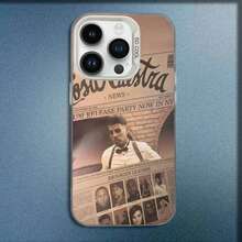 Funda de Teléfono Compatible con 17,16,15,14,13,12,11,Pro,E,MAX del Álbum de Singer R-Rauw Alehandro, Cubierta Blanca Mate a Prueba de Golpes - z3 - Ver 4