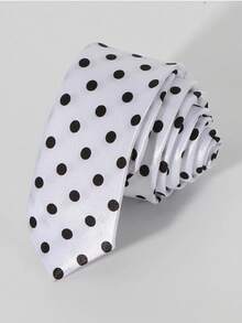 A Yellow Polka Dot Hand-Tied Tie For Both Men And Women Is Suitable For Casual Street Business Party Daily Life - Multicolor - View 10