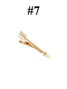 男士领带夹套装，适用于普通领带、婚礼、商务场合，领带夹款式多样，是教师节、朋友、父亲节、男士礼品的理想之选。 - 彩色 - 查看 9