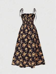 Women Midi Dresses - Yellow - View 2