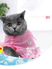 1升级版洗猫包猫咪洗澡工具猫狗固定包洗澡袋修甲美容喂药猫咪洗澡清洁用品 - 彩色 - 查看 11