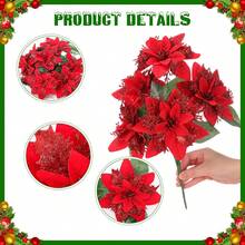 1pc Artificial Christmas Floral Arrangement, Lifelike Mixed Greenery Centerpiece For Wedding Bouquet Table Decor & Home Office Decor