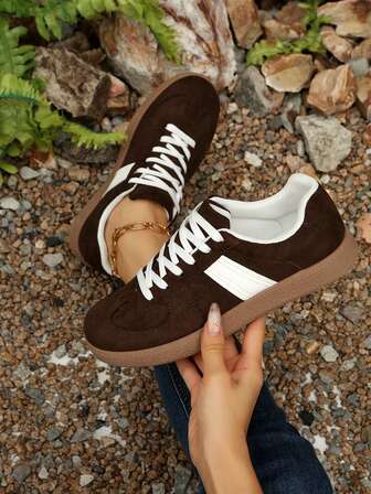 Women's Casual Versatile Leopard Print Accent Sneakers, Fashion Eye-Catching Comfortable Durable Rubber Soft Sole Athletic Shoes, Breathable Lightweight Patchwork Sports Shoes For Women