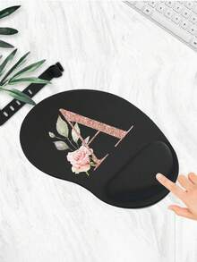 1pc Ergonomic EVA Wrist Rest Pad, Non-Slip Memory Foam Mouse Pad, Comfortable Desk Support Mat, Suitable For Office Computer, Comfortable Computer Laptop Mouse Pad, Essential For Back To School Season