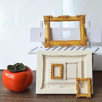 1 件欧式手工粘土装饰模具，DIY 树脂、滴胶、石膏、硅胶模具