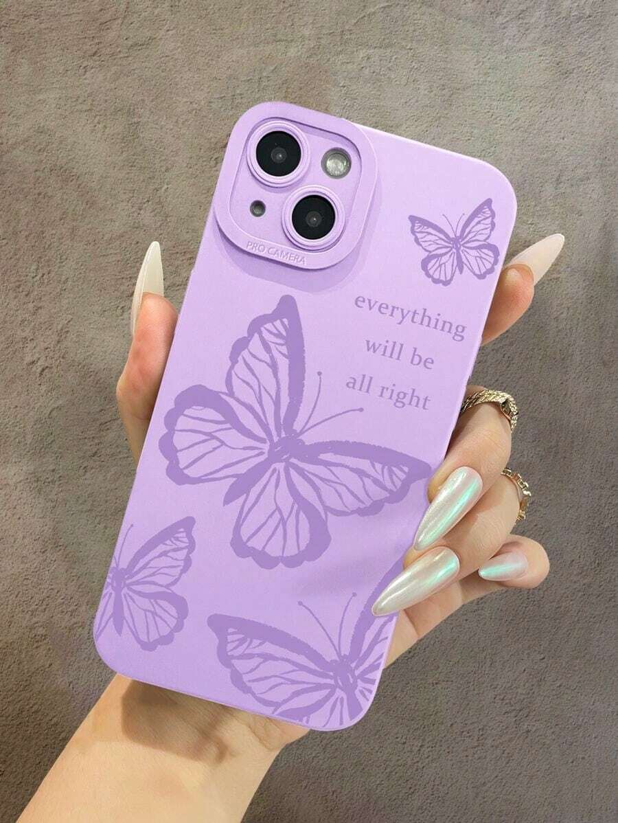 Purple Phone Case Valentines 1pc Eye Purple Printed Soft Protective Case Full Cover Edge Drop-Resistant Case Compatible With Iphone11/12/13/14/6/6s/6plus/7/8/Se/7plus/8plus/X/Xs Max/Xr/11pro/12pro/13pro/14pro/12mini/13mini/11promax/12promax/13promax/14promax/14plus, Suitable For Both Men And Women Waterproof Shockproof Anti-Fall Scratch Resistant - 1 cái - Xem 1