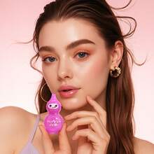 1 pieza Brillo de labios con iluminador, tratamiento labial hidratante y nutritivo, elimina la piel muerta y suaviza las líneas de los labios, para unos labios voluminosos y hermosos