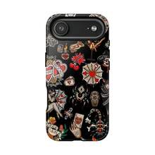 Vintage Tattoo Flash Case – Bold Punk Aesthetic I Old School Phonecase For 17 16 15 14 13 12 Pro Max, Gift Idea - 混色 - 查看 3