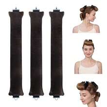 Hair Accessories Heatless Curls Beauty Women Curly Products Hair Curler Rubber Curling Sleep Hairdresser Tools Hair Foam Rollers - Multicolor - View 2