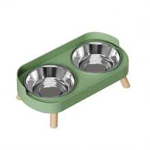 1PC Elevated Stainless Steel/Plastic/Ceramics Pet Bowls Set With Stand,Pet Feeder With Splash Guard For Small Dogs And Cats Pet Owner Valentine's Day Thanksgiving Party Birthday Gifts - Multicolor - View 16