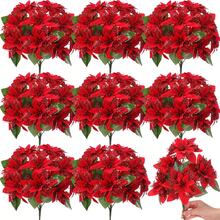 1pc Artificial Christmas Floral Arrangement, Lifelike Mixed Greenery Centerpiece For Wedding Bouquet Table Decor & Home Office Decor
