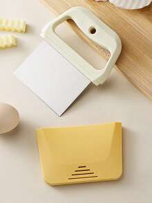 1pc Stainless Steel French Fry Cutter, Potato Wavy Slicer Tool, Potato Waffle Maker Knife Gadget - Multicolor - View 7