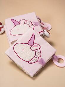 1 cuốn sách vải cho bé, họa tiết khủng long hoạt hình, kỳ lân, bướm và rùa, đồ chơi học tập giác quan, phù hợp cho trẻ sơ sinh, vải bền, quà tặng giáo dục, sách vải chơi cho trẻ nhỏ, sách cho bé, sách cho trẻ sơ sinh, sách mềm cho bé. - Nhiều màu - Xem 7