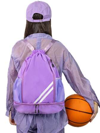 SEYATULLH Mochila multifuncional para mujer, mochila de viaje para gimnasio, yoga, running, al aire libre, casual, con cordón, bolso de hombro, bolso deportivo para deportes, fitness, ejercicio, gran capacidad, bolso de viaje para vacaciones para mujeres y hombres, bolso de gimnasio duradero, bolso de yoga