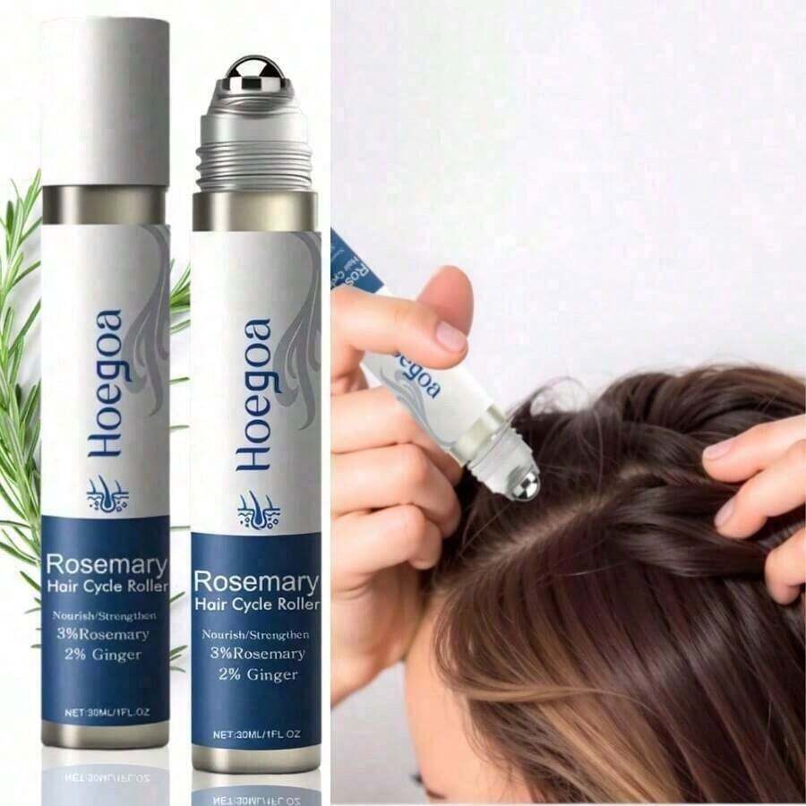 0. 85oz Scalp Roll-On Essence Reasonable , Contains Rosemary And Ginger, Hair And Scalp Massage Care, Moisturizes Hair Roots,, Smooth, Shiny, Strengthens Hair, Nourishes& Smooths Hair A Fuller Look. , Scalp Care, Scalp Oil, Scalp, Hair Strengthening, Scalp Nourishment, Travelfriendly Size, Easy Application Formula, Care, Smooth Scalp Solution, Scalp Moisturizer, Serum, Men And Women, Daily Hair Routine - 頭髮循環滾輪 - 查看 1