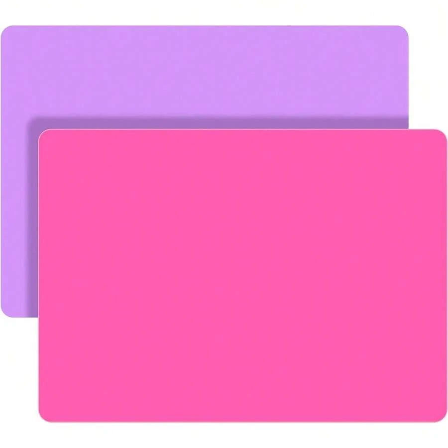 Silicone Mats For Crafts, Silicone Mat For Jewelry Resin Molds, Resin,  Art Crafts - Tím nhạt và đỏ hồng - Xem 1
