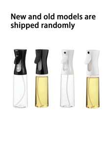 1pc Oil Spray Bottle, High Pressure Spray Bottle, Ultra Fine Water Mist Refilling Bottle, Oil Sprayer Dispenser, Refillable Spritzer Bottle, Household Kitchen Barbecue Olive Oil Spray Bottle, Fat-Reducing Meal Spray Oil Artifact, Travel Transparent Portable Spray Bottle