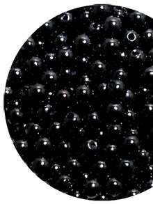 10mm ABS Pearl With Through Hole 125 Units - Crafts - 黑色 - 查看 2