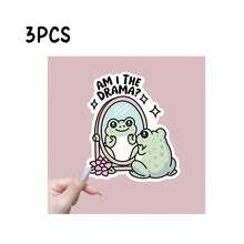 Am I The Drama SVG 青蛙可愛心理健康熱門設計 貼紙圖案 女生風 學用品 開學季 - 彩色 - 查看 9
