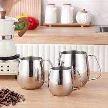 Milk Frothing Pitcher & Milk Frothers - Silver - View 3