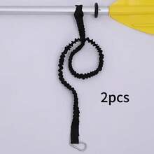 High Visibility Retractable Paddle Leash With Safety Hook | Anti-Lost Safety Securing Accessory, Kayak Gear, Kayak Accessories, Suitable For Canoe And Kayak, Inflatable Boat Foot Rope, Canoe Rope, Boat Accessories, Versatile, Perfect For Fishing, Surfing, Beach, Seaside, Fishing Gear, Camping, Travel, Swimming, Pool, Water Sports, New Year Gift