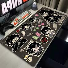 'Mouse Pad Kawaii Gaming Accessories PC Black And White Manga Keyboard Pad Gamer Desk Mat The Coffin Of Andy And Leyley Mousepad' - ZZ1869(5) - Xem 9