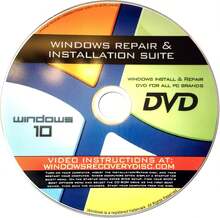 Recovery, Repair & Re-Install Disc With Key Compatible With Windows 10 64 Bit Technical Support Included. - Ompatible With Windows 10 - View 4