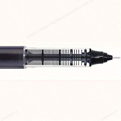 1pc INS Style High-Capacity Neutral Pen, Korean Minimalist Design, 0.5mm Water-Based Ink Pen, Suitable For Students And Office Use, Smooth Writing, Satisfies Needs For Studying And Signing, Comfortable Grip, Long-Lasting Writing Without Fatigue, Includes Multiple Color Options, Fashionable Stationery To Boost Learning And Work Efficiency, Lightweight And Portable, Suitable For Carrying Around (Color And Style Sent Randomly)