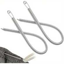 2024 New DIY Cord Threading Clip, Spring Pull Cord Needle Threading Tool, Suitable For Hoodies And Pants - Easy Replacement Tool Set, Silver Gray, Cord Threading Tool| Threader Clip| Durable Threader - 2 - View 9