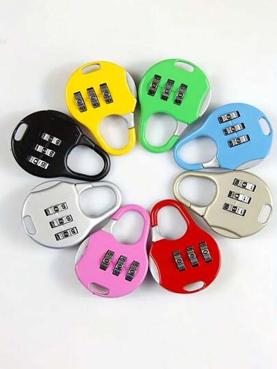 Mini Suitcase Combination Lock, Gold Travel Padlock, Gym Lock, Padlock, Anti-Theft Luggage Lock, Student Dormitory Backpack Cabinet Drawer Lock, Waterproof And Lightweight