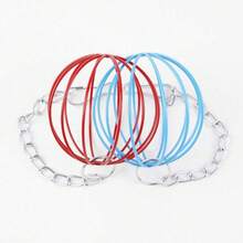 Pet Rabbit Chew Toy Ball, Hanging Grass Feeder Rack, Guinea Pig Stainless Steel Plated Grass Rack Ball For Play - 彩色 - 查看 8