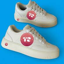 Women's Basic Casual Sneakers With Comfortable High Sole - 白金新品 - 查看 4
