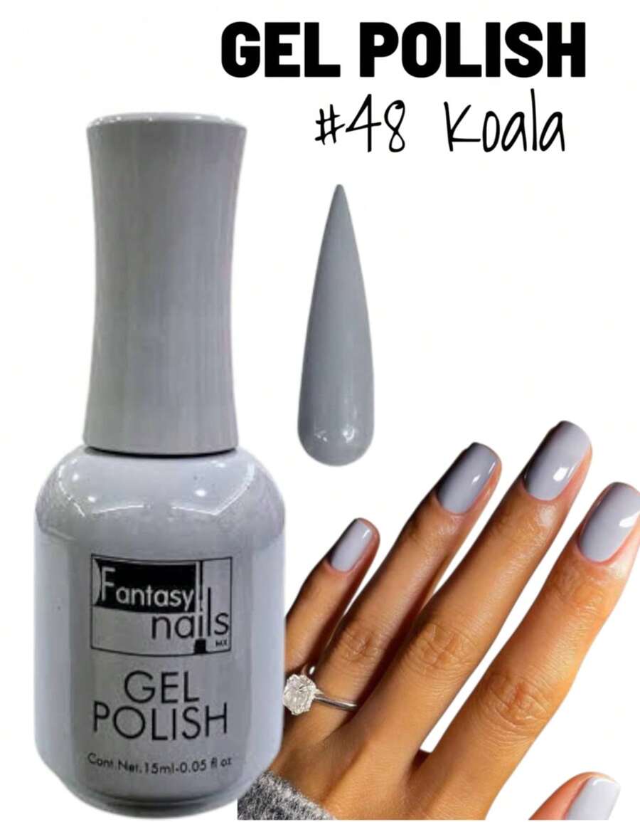 15ml Semi-Permanent Gel Polish 3 Steps Fantasy Nails Gelish Application Professional Use UV - Koala - View 1