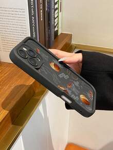 1个时尚创意全屏迷彩壁虎图案高韧性TPU防震彩绘手机壳，兼容 XS/XS Max/XR/11/12/13/14/14 Plus/15/15 Plus/16 Pro/16 Pro Max/17/17 Pro、Galaxy S25 Ultra及其他型号 - 彩色 - 查看 3