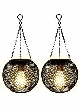 LED Outdoor Solar Light, Upgraded Solar Lamp For Outdoor Decoration, Hanging Lights For Outdoors, Solar Lights For Courtyard Garden, Patio, Corridor, Tree Garden, Terrace, Lawn, Path 1/2pcs, 4 Seasons