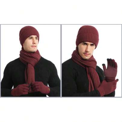 Men Scarves Set